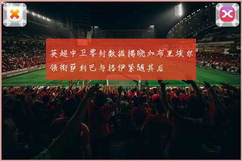 英超中卫零封数据揭晓加布里埃尔领衔萨利巴与格伊紧随其后