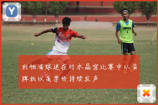 利物浦球迷在对水晶宫比赛中以黄牌抗议高票价持续发声